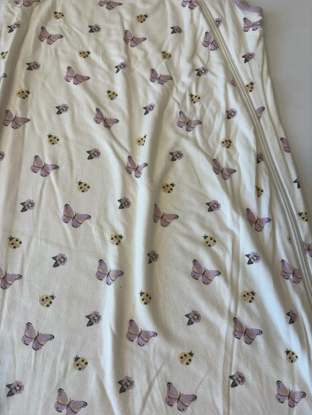 KYTE Flutter Purple Butterfly Sleep Sack 6-18Months 0.5TOG